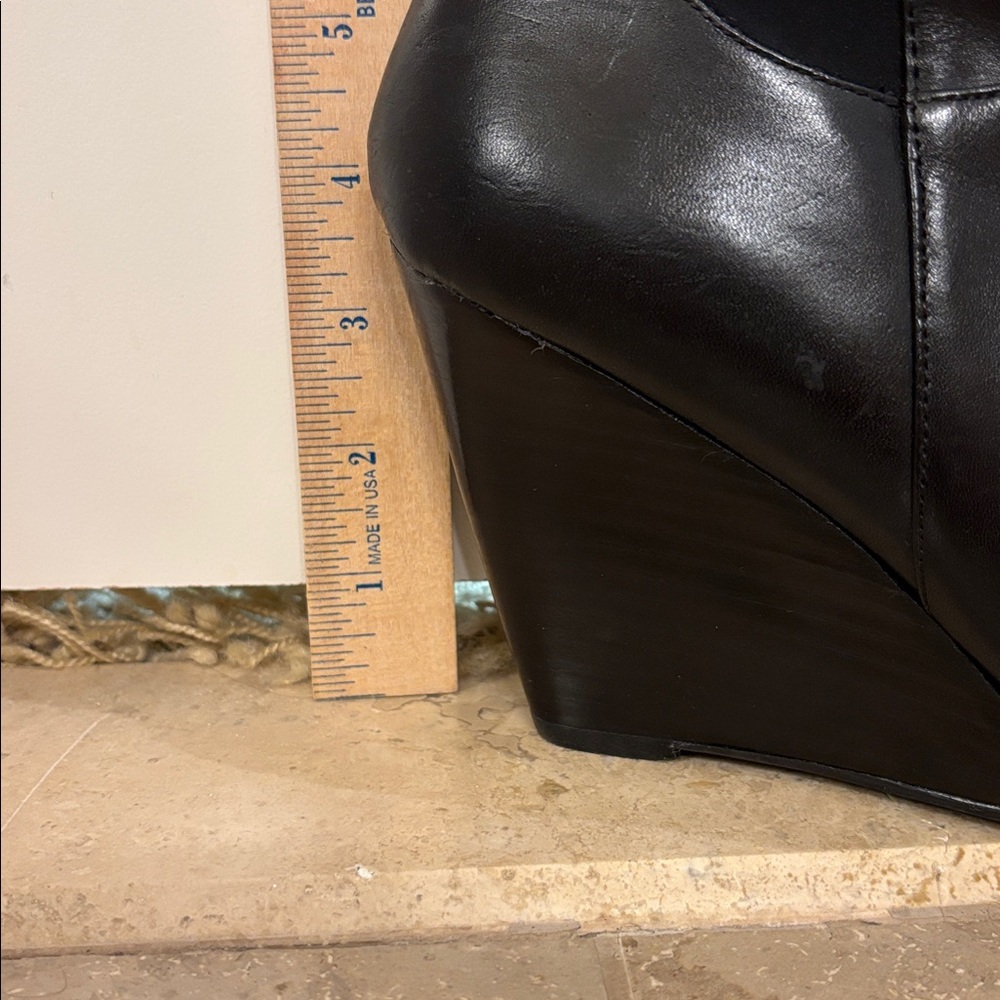 Nine West Black Wedge Boots - Picture 13 of 16